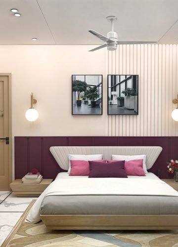 8_Guest Bed Room with Bed and Bedback